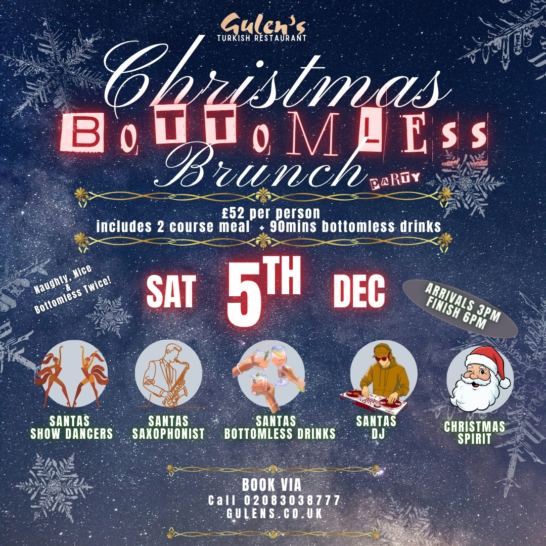Christmas Bottomless Brunch at Gulens